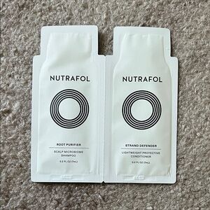 🆓🌟FREE W/$25 BUNDLE🌟🆓 NUTRAFOL Shampoo & Conditioner Trial Sample Size